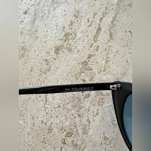 Tom Ford TF173 Nikita cat eye black sunglasses - Picture 10 of 15